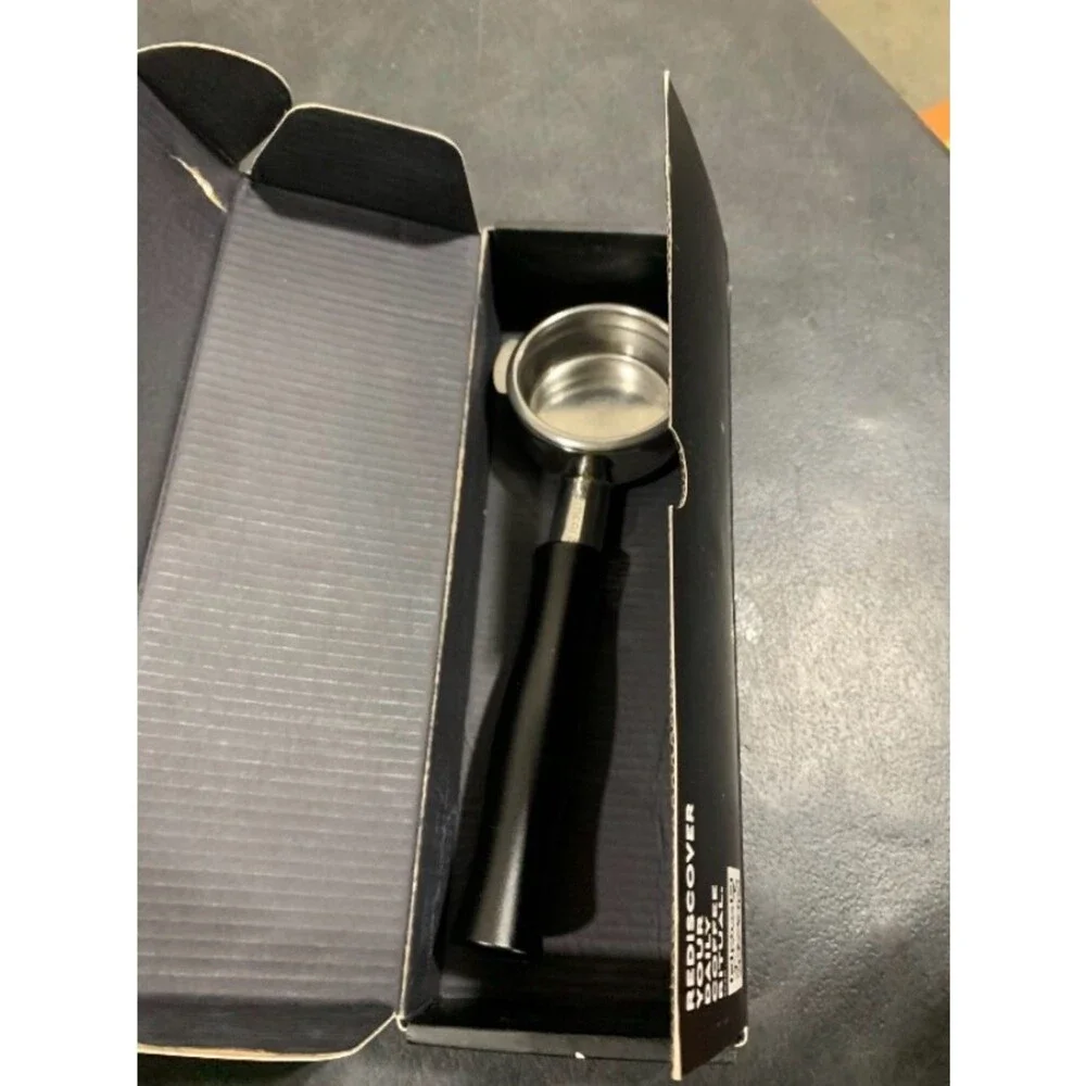 Normcore Portafilter Handle in Black and Stainless Steel Fits E61, Flair 58, ECM